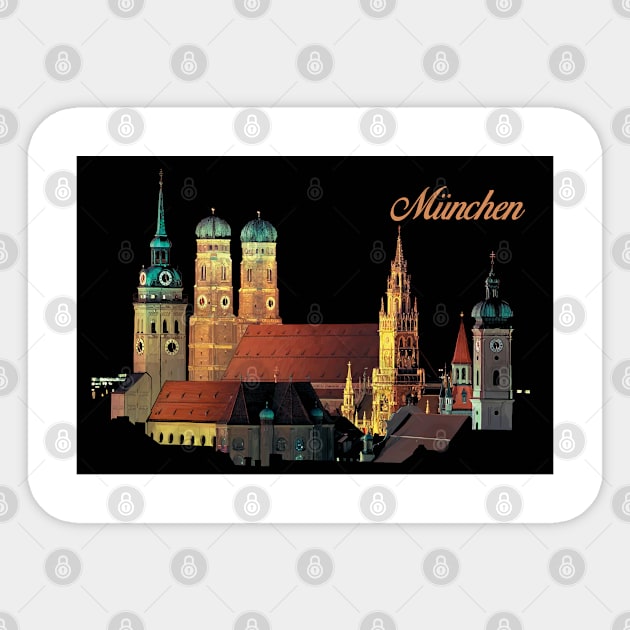 Munich Sticker by sibosssr